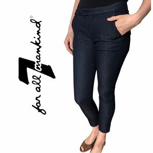 7 For All Mankind- Cropped Skinny Jeans